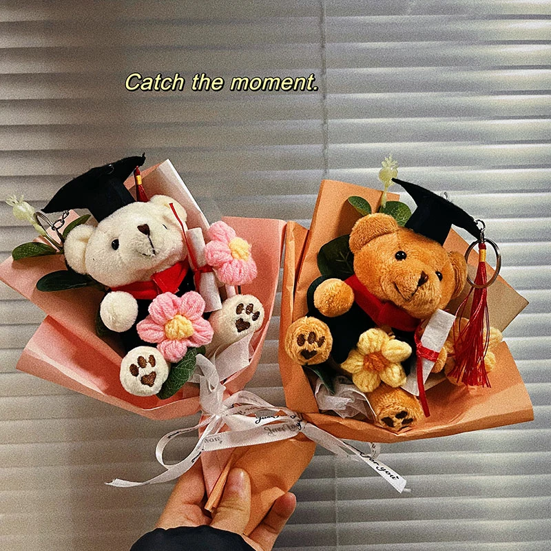 bouquet de fleurs en crochet ours kawaii, cadeaux de remise de diplôme, bouquet de fleurs artificielles, décoration de maison, cadeau pour invités de mariage, fournitures de fête bouquet de fleurs en crochet ours kawaii, cadeaux de remise de diplôme, bouquet de fleurs artificielles, décoration de maison, cadeau pour invités de mariage, fournitures de fête