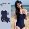 maillot de bain une pièce japonais pour femmes, style collégien, conservateur, couvrant le ventre, ensemble deux pièces, doux, nouvelle collection 2025