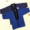 veste hanten en coton rembourré pour homme, kimono vintage japonais, cardigan traditionnel, haut chaud, vêtements de maison asiatiques, pyjamas d'hiver