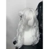 pince à cheveux style dentelle originale, double queue de cheval, accessoire japonais otaku, sous culture, conception de couleur d'eau, casque pour accès à la mode