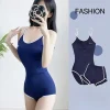 maillot de bain une pièce japonais pour femmes, style collégien, conservateur, couvrant le ventre, ensemble deux pièces, doux, nouvelle collection 2025