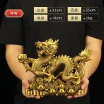 Dragon porte-bonheur pour la décoration, la richesse, la prospérité, l’argent, la famille, les démons, les affaires à la maison, meilleur cadeau, 2024 Dragon porte-bonheur pour la décoration, la richesse, la prospérité, l’argent, la famille, les démons, les affaires à la maison, meilleur cadeau, 2024