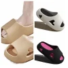 pantoufles de plage pour femmes, sandales, diapositives, document solide, optique non ald, chaussures de douche pour l'été, la maison et l'extérieur, mode 2024