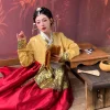 hanbok coréen perle pendentif cerceau de cheveux, bandeaux de performance, accessoires de cheveux de mariage traditionnels, ornement de tête classique