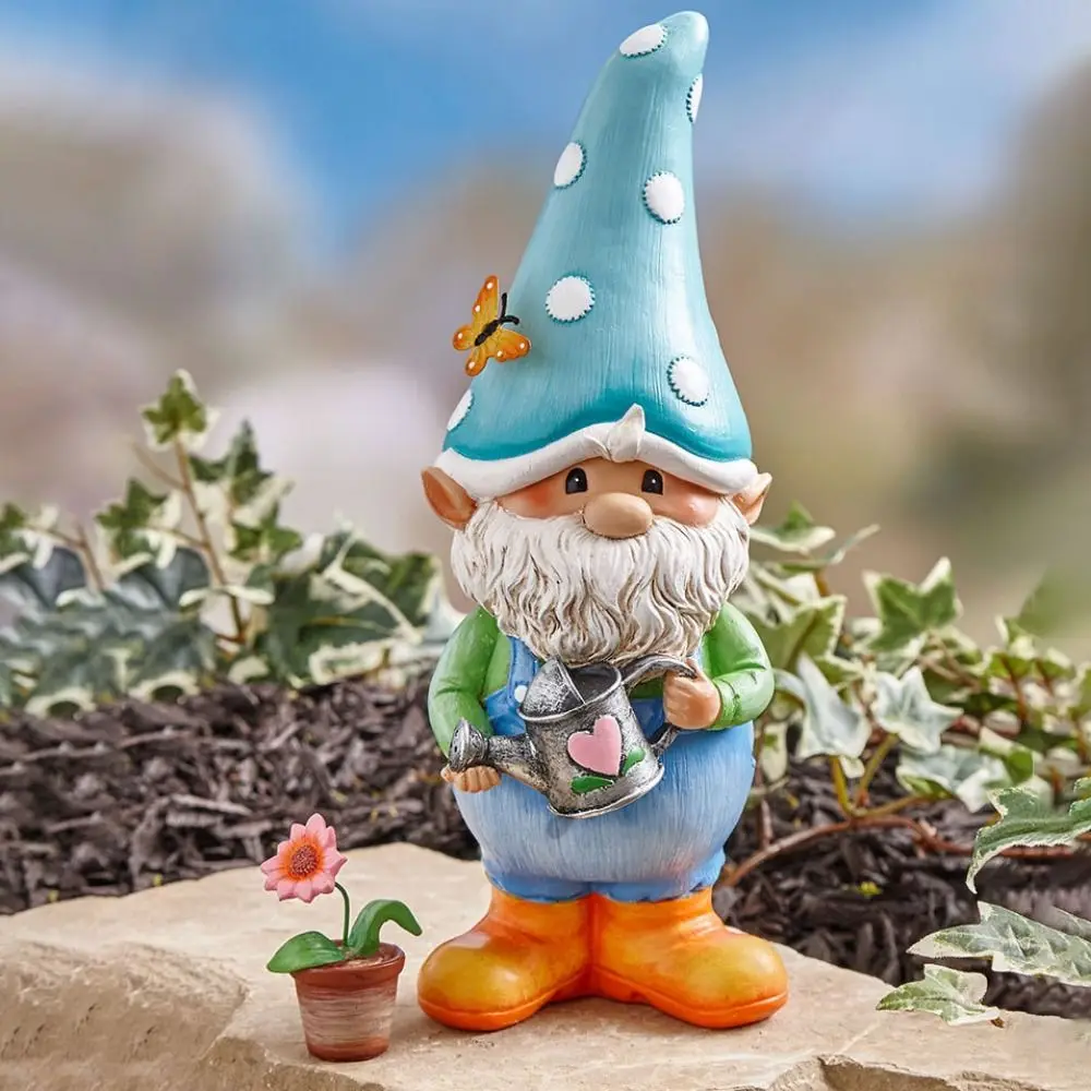 figurine de gnome de jardin faite à la main, artisanat en résine, miniatures naines de dessin animé 3d, ornements nains d'elfe, décoration de maison figurine de gnome de jardin faite à la main, artisanat en résine, miniatures naines de dessin animé 3d, ornements nains d'elfe, décoration de maison