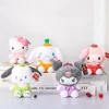 jouets en peluche animaux de dessin animé, poupées en peluche mignonnes, sanurgente, légumes, cinnamoroll, hellokitty, pochacco, melody, kuromi, oreillers en peluche
