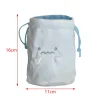 sac à cordon de serrage de dessin animé, joli sac de papeterie japonais, sac de rangement des débris, portable, anti poussière, bijoux, bonbons, pochette d'emballage cadeau