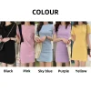 femmes harajuku mini robe à manches courtes femme vêtements noir rose décontracté y2k vêtements mode été robes courtes pour les femmes 2024