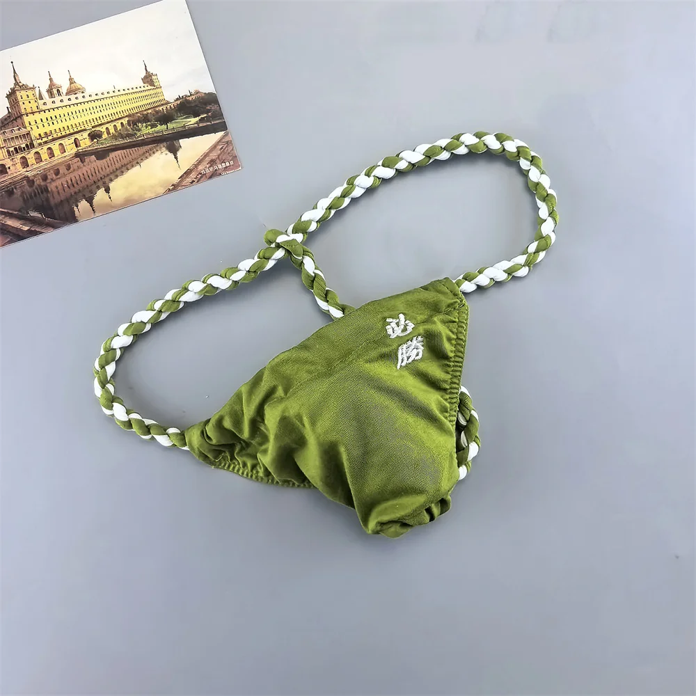 corde japonaise hommes coton string sous vêtements taille basse sexy sumo string mâle broderie lettre grande taille culotte corde japonaise hommes coton string sous vêtements taille basse sexy sumo string mâle broderie lettre grande taille culotte