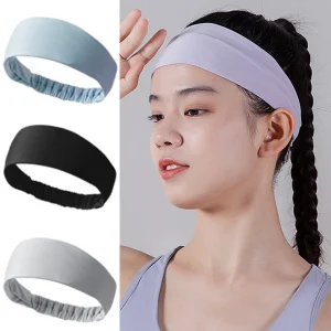 Bande de bande sportive non glissante Élasticité haute sécurisation Ajustement le bandeau de gym à séchage rapide légèrement respirant pour les hommes pour hommes pour l&rsquo;extérieur