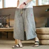pantalon kimono d'été de style japonais pour hommes, pantalon de bain, samouraï japonais harajuku, short ample décontracté pour hommes, yukata, jambes larges