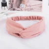 2024 nouveau design mode femmes été style bandeaux bohème fille croix turban pansement bandanas bandeaux cheveux accessoires