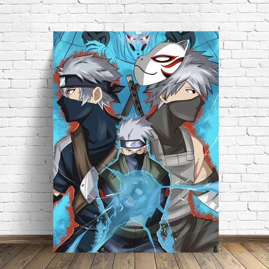 hatake kakashi naraaembroidery anime cross stitch mosaic bal inestones, 5d diy diamond painting, home decor, hobby gifts for children hatake kakashi naraaembroidery anime cross stitch mosaic bal inestones, 5d diy diamond painting, home decor, hobby gifts for children