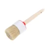 brosse à cheveux de sanglier à tête ronde, manche en bois, outil de nettoyage à poils durables, lavage de voiture, détail de roue, épurateur, éponges, tissus, brosses