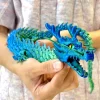 jouet articulé rotatif dragon imprimé en 3d, 60cm/23.6 pouces, décoration artisanale de bureau, cadeau pour enfants, décoration de bureau, maison, jouet de décompression