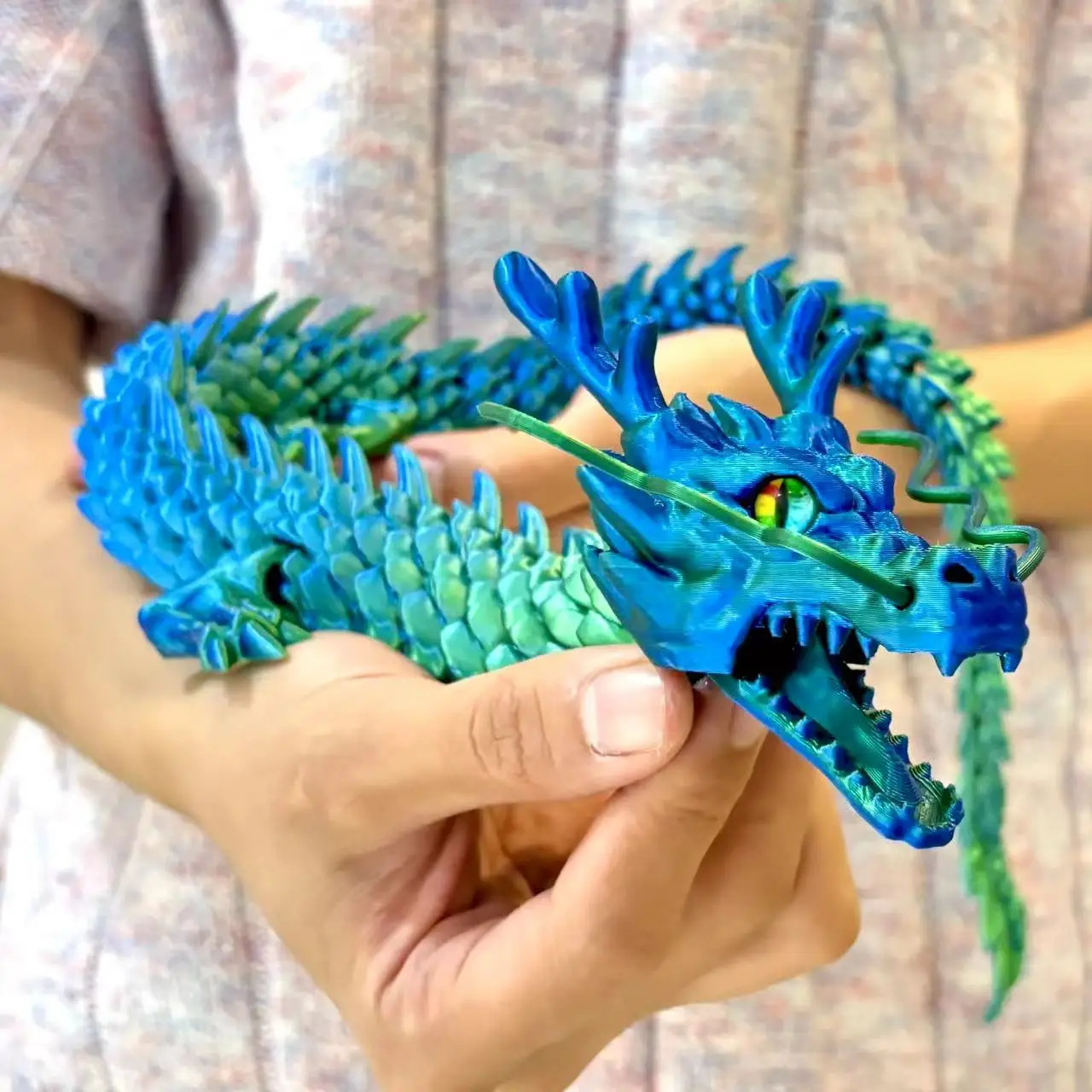 jouet articulé rotatif dragon imprimé en 3d, 60cm/23.6 pouces, décoration artisanale de bureau, cadeau pour enfants, décoration de bureau, maison, jouet de décompression jouet articulé rotatif dragon imprimé en 3d, 60cm/23.6 pouces, décoration artisanale de bureau, cadeau pour enfants, décoration de bureau, maison, jouet de décompression