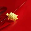 petite tortue dorée japonaise en forme de pendentif, décoration de maison, cadeau porte bonheur, prier, richesse, porte bonheur