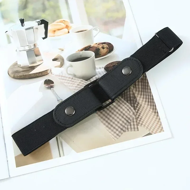 ceinture élastique réglable en toile, invisible, sans boucle, pour femmes et hommes, pantalon en jean, robe, sans boucle, facile à porter, 2024 ceinture élastique réglable en toile, invisible, sans boucle, pour femmes et hommes, pantalon en jean, robe, sans boucle, facile à porter, 2024