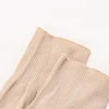 5 paires de chaussettes en soie pour femmes, en nylon solide et fin, style japonais, douces, élastiques, durables, absorbant la sueur, respirantes, 5 doigts