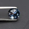 sakura – pierre moissanite coupée, bleu royal, couleur naturelle, pierres précieuses chamrs, matériaux de fabrication de bijoux à faire soi même, avec certificat, vente en gros