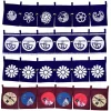 rideaux de style japonais de 43x210cm, bannières de sushi izakaya, sensation cordée, décoration de scène pour restaurant et boutique, 73 ornements