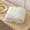 serviette tissée en fil de coton pur lavé japonais à 3 couches recouverte de couverture fine, couvertures fraîches d'été, couverture de climatisation