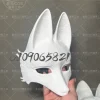 shimizu hinako fox man accessoires de cosplay silencieux masque blanc cool 3d renard horreur halloween noël cosplay