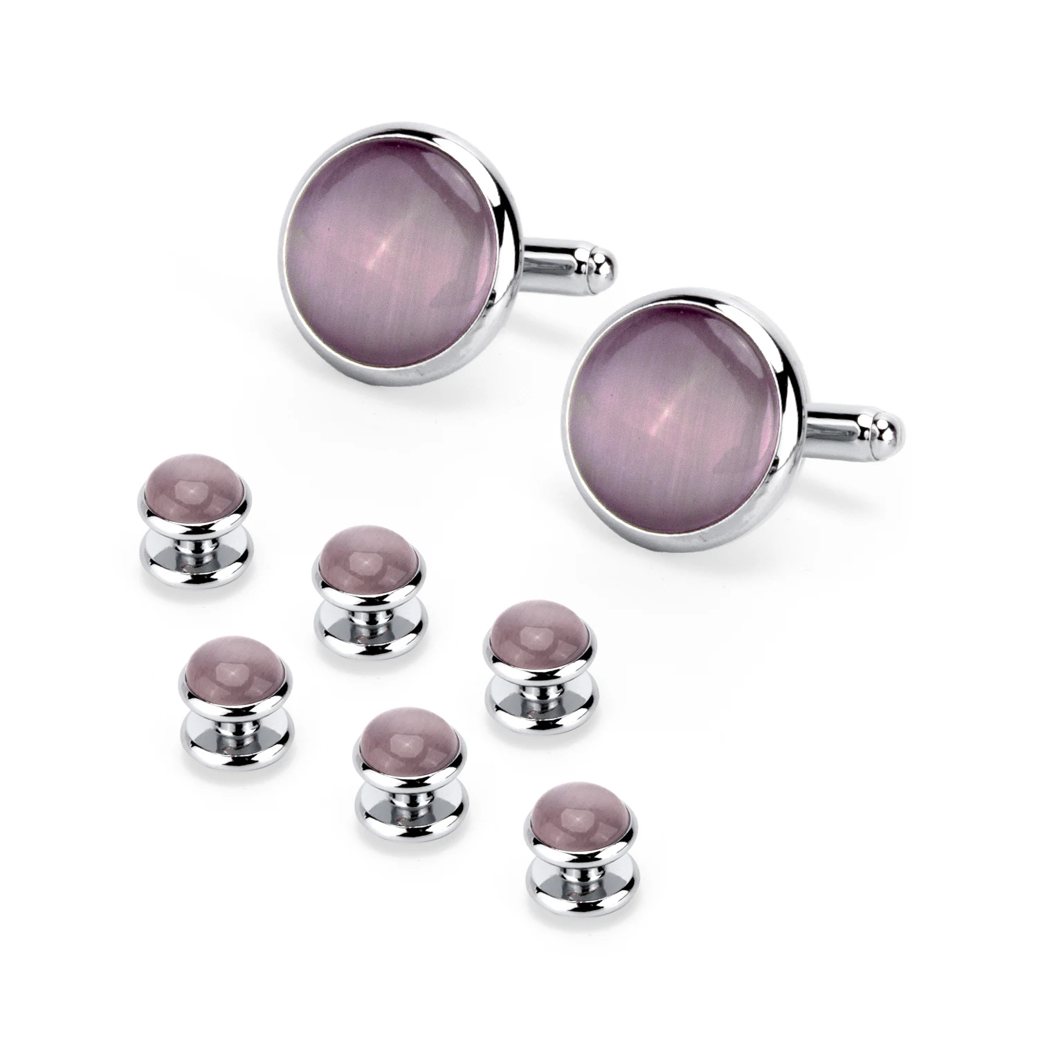 ensembles de clous et boutons de manchette de smoking pour hommes, cristal noir, boutons de manchette de mariage, biscuits en pierre d'opale, cadeau de toilettage violet ensembles de clous et boutons de manchette de smoking pour hommes, cristal noir, boutons de manchette de mariage, biscuits en pierre d'opale, cadeau de toilettage violet