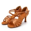 seta femmes chaussures de danse pour filles dames latin satin salon chaussures de danse professionnel salsa tango fête chaussures de danse chaussures d'entraînement