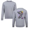 sweat à capuche dragon imprimé au dos japonais pour hommes, col rond, culture cool, fleurs de cerisier, gang unisexe, pull en coton, cadeau