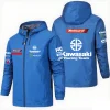 kawasaki moto course même style submachine veste lourde moto équitation veste mode tendance coupe vent veste