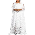 Abayas pour femmes dubaï africain musulman Robe de mode Caftan Marocain robes de soirée en mousseline de soie Boubou Robe Djellaba Femme Abayas pour femmes dubaï africain musulman Robe de mode Caftan Marocain robes de soirée en mousseline de soie Boubou Robe Djellaba Femme