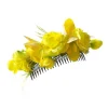 Peigne à cheveux à fleurs douces, Style ethnique bohème, accessoires pour cheveux thaïlandais, peignes fixes, pince à cheveux, accessoires de mariée, couvre-chef
