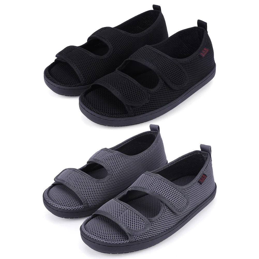 sandales pour diabétiques, crochet et boucle réglables, sandales de marche d'été, pieds larges, chaussures gonflées pour personnes âgées, gonflement des pieds sensibles sandales pour diabétiques, crochet et boucle réglables, sandales de marche d'été, pieds larges, chaussures gonflées pour personnes âgées, gonflement des pieds sensibles