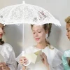 Parapluie en dentelle élégant pour femmes, motifs floraux ajourés, Mini parapluie de mariée, accessoire de mariée délicat Lolita Parapluie en dentelle élégant pour femmes, motifs floraux ajourés, Mini parapluie de mariée, accessoire de mariée délicat Lolita