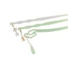 pince à cheveux tressée avec pompon pour filles, épingles à cheveux coréennes, pendentif du cuir chevelu, bâtons de cheveux hanfu, épingles à cheveux pour femmes, fourchette à cheveux chinoise