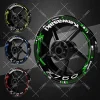 autocollant de roue kawasaki z750, autocollant de jante en vinyle, logo
