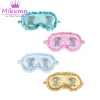 mikumn harajuku japonais kawaii dessin animé yeux strass volants sommeil masque pour les yeux femme filles mignon doux dormir cache yeux