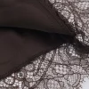 jupe longue en satin pour femmes, simple, ourlet en dentelle, décoration, taille élastique, mi longue, élégante, chic, vêtements, nouvelle collection automne 2025