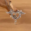 collier pendentif dragon en métal ethnique pour femme, bijoux de festival, cadeaux de fête pour filles
