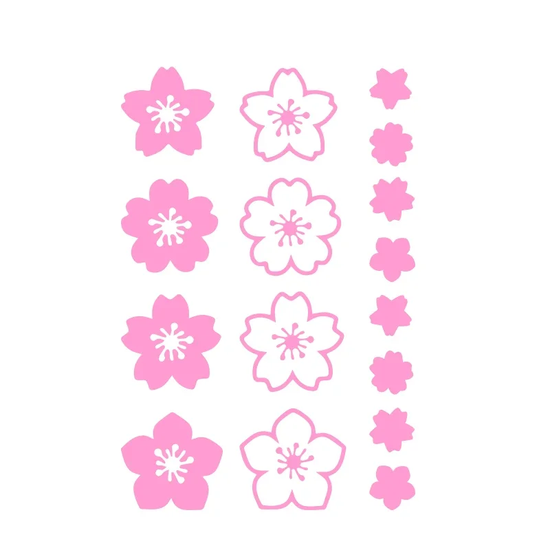 autocollant de fleurs de sakura pour voiture, décalcomanies en vinyle, autocollant pour ordinateur portable, décoration de fenêtre de pare brise, accessoires externes, aucune fleur autocollant de fleurs de sakura pour voiture, décalcomanies en vinyle, autocollant pour ordinateur portable, décoration de fenêtre de pare brise, accessoires externes, aucune fleur