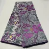 tissu africain damassé aso oke, 5yards d'épaisseur, qualité 2024, brocart jacquard, cousu pour couvre chef de mariage nigérian, vêtements aso obi
