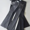 taruxy jean rétro taille basse bleu pour femme, pantalon Évasé basique, slim fit, décontracté, rue, Été 2025