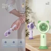 ventilateur portatif, mini ventilateur personnel avec support petit ventilateur alimenté par batterie (produit lui même ne venu pas avec des piles aa)