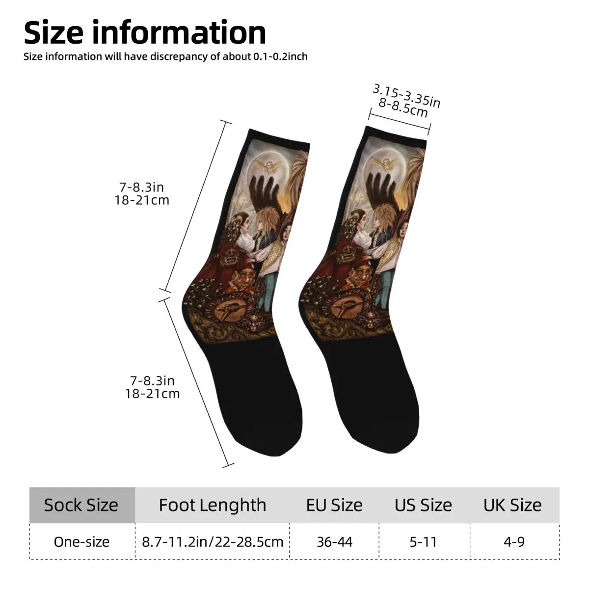 chaussettes de basket ball unisexes colorées, chaussettes de labyrinthe, film de culte, davids bowies, non ald, automne, hiver, années 1980 chaussettes de basket ball unisexes colorées, chaussettes de labyrinthe, film de culte, davids bowies, non ald, automne, hiver, années 1980