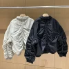 veste de club en tissu lourd, streetwear japonais, automne hiver, poche tridimensionnelle, étoile, lune, manteau de club en métal riveté