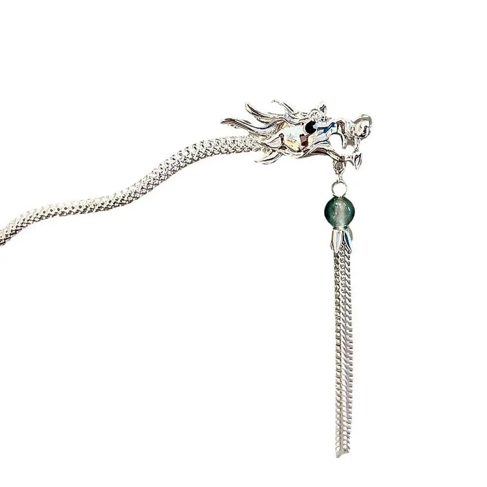 pince à cheveux dragon perlée en forme de vague, épingle à cheveux hanfu avec pompon, pince queue de cheval de style coréen, pince à cheveux de style chinois pince à cheveux dragon perlée en forme de vague, épingle à cheveux hanfu avec pompon, pince queue de cheval de style coréen, pince à cheveux de style chinois