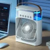 humidificateur portable, ventilateur, climatiseur domestique, petit refroidisseur d'air, hydrocool, réglage de l'air portable pour bureau, ventilateur à 3 vitesses
