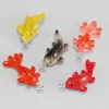 10 pièces Mini mignon Kwaii Koi poisson rouge résine petits animaux breloques pendentifs pour la fabrication de bijoux bricolage porte-clés boucles d’oreilles accessoires 10 pièces Mini mignon Kwaii Koi poisson rouge résine petits animaux breloques pendentifs pour la fabrication de bijoux bricolage porte-clés boucles d’oreilles accessoires
