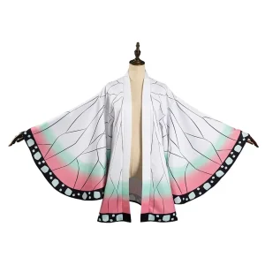 Demon Slayer Cosplay Costume, Kimetsu No Yaiba, Kochou ShISA Bu, Manteau, Tenue adulte, Vêtements Kimono